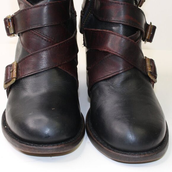 Freebird Hustl Ankle Biker Strap Boots (8 US) - Picture 6 of 10